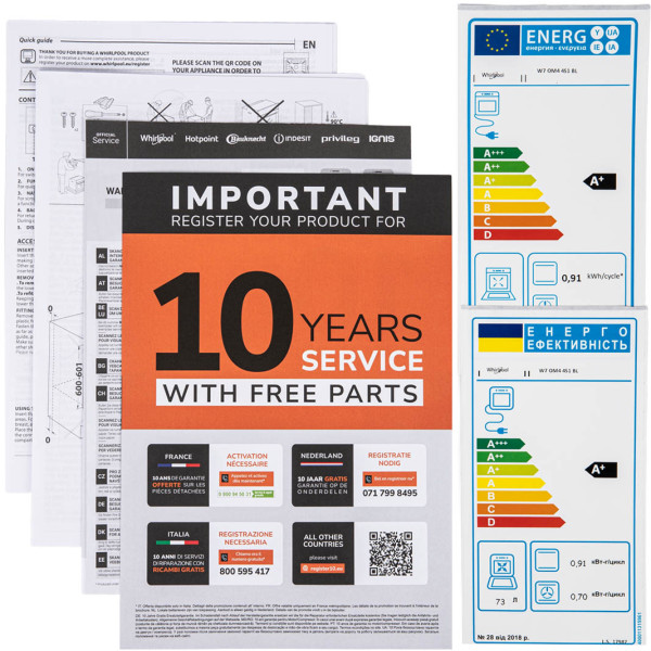 Фото - Духова шафа Whirlpool W7OM44S1PBL