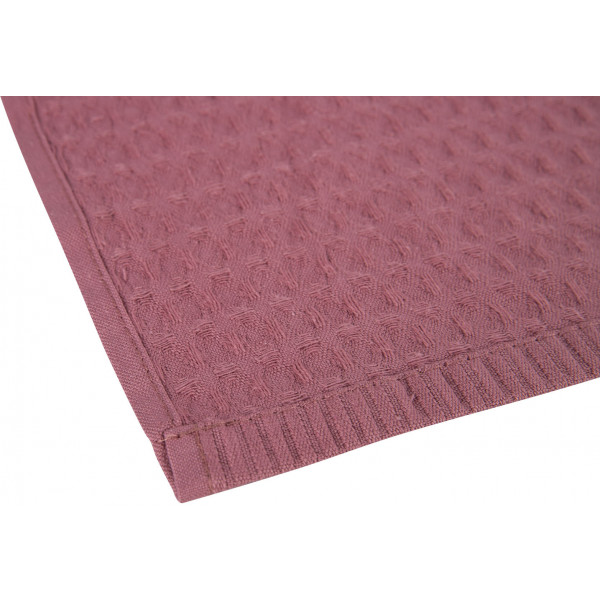 Фото - Полотенце для рук Aisha вафельный (без бордюра) пыльно-розовый 40х60 (4820190498434)