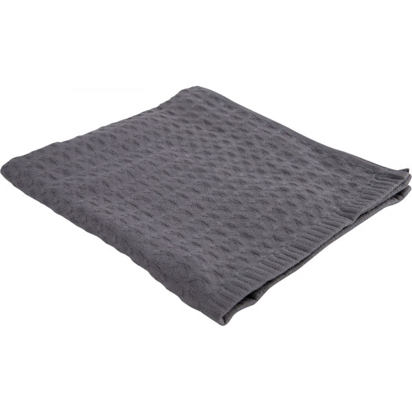 Фото - Полотенце для рук Aisha вафельный (без бордюра) темно-серый 40х60 (4820190498465)