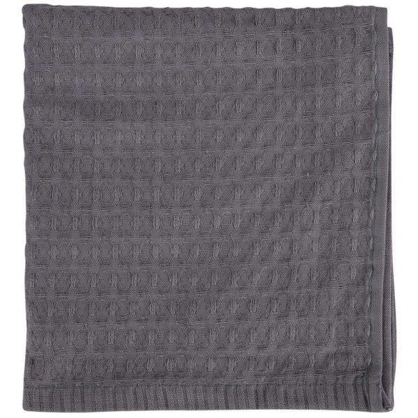 Фото - Полотенце для рук Aisha вафельный (без бордюра) темно-серый 40х60 (4820190498465)