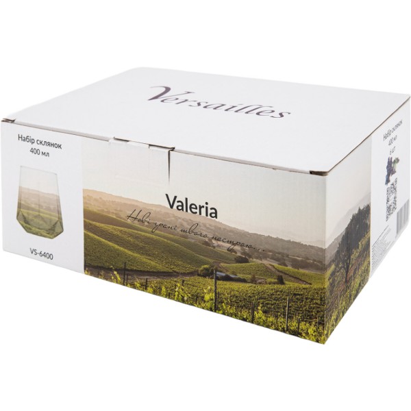 Фото - Набор стаканов Versailles VALERIA 400 мл (VS-6400)