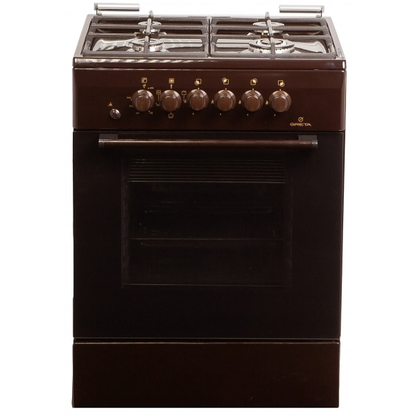 Фото - Плита газова Greta 600-ГЭ-09А чр НД кор (60*60)