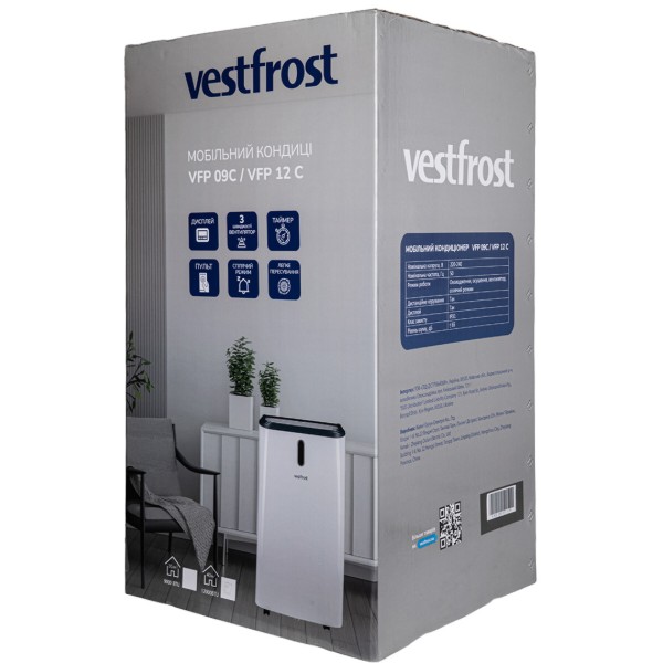 Фото - Кондиционер мобильный Vestfrost VFP12C