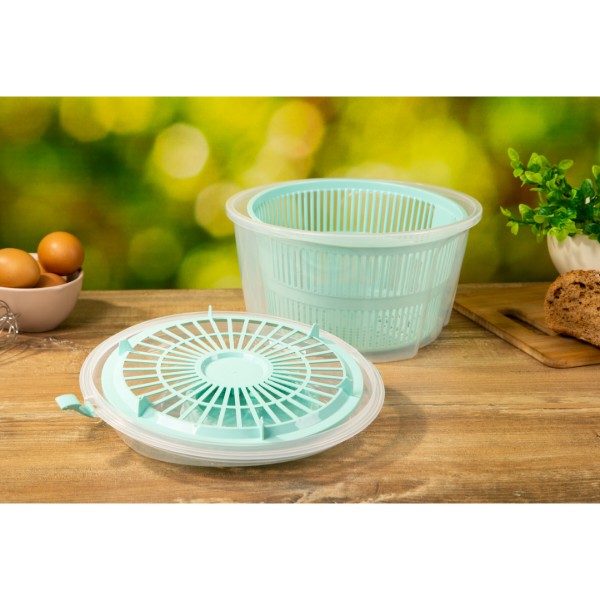 Фото - Сушка для салату ARDESTO Fresh 4.4 л Blue Tiffany (AR1603TP)