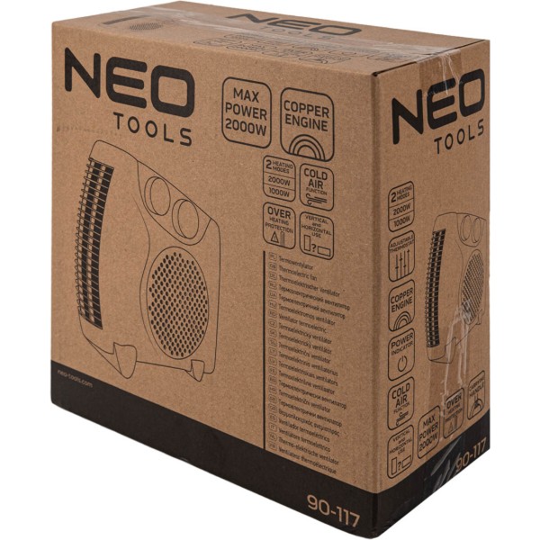 Фото - Тепловентилятор Neo Tools White (90-117)