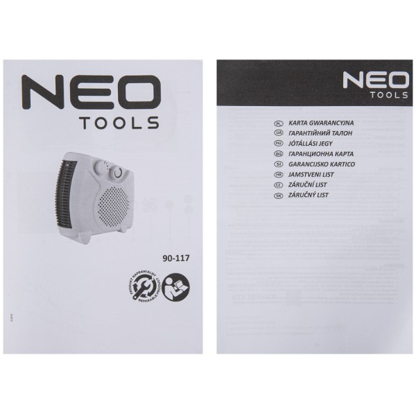 Фото - Тепловентилятор Neo Tools White (90-117)