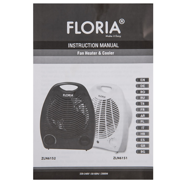 Фото - Тепловентилятор Floria ZLN6151