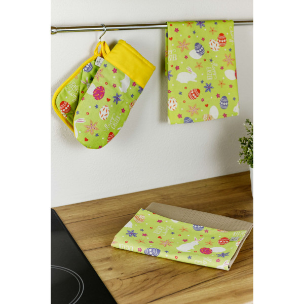 Фото - Набор полотенец Прованс Писанка зеленая 2шт. 45х55 (028780)