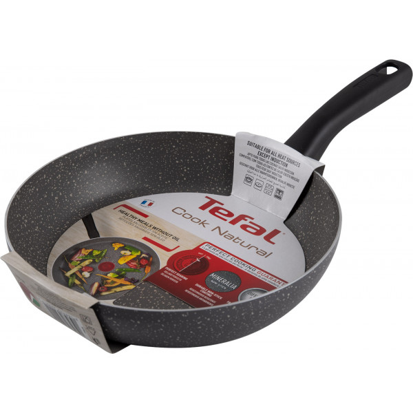 Фото - Сковорода універсальна Tefal B5790402 Cook Natural 24 см
