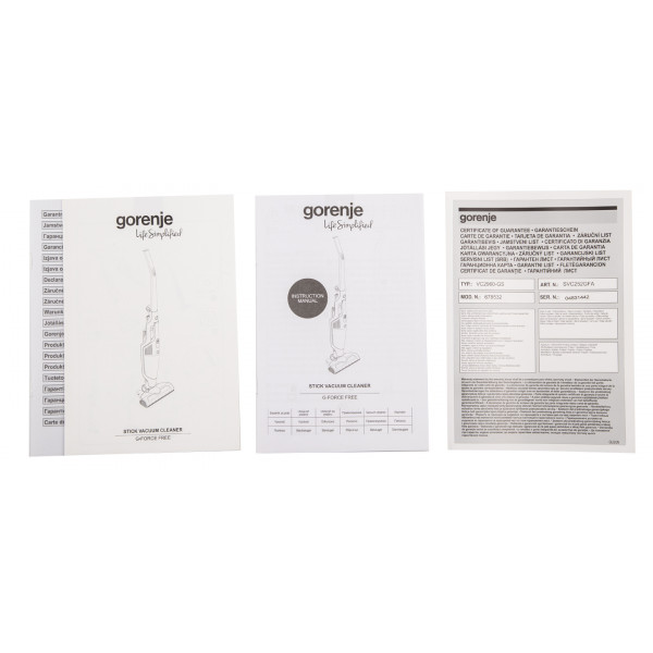 Фото - Пылесос ручной для дома Gorenje SVC252GFA
