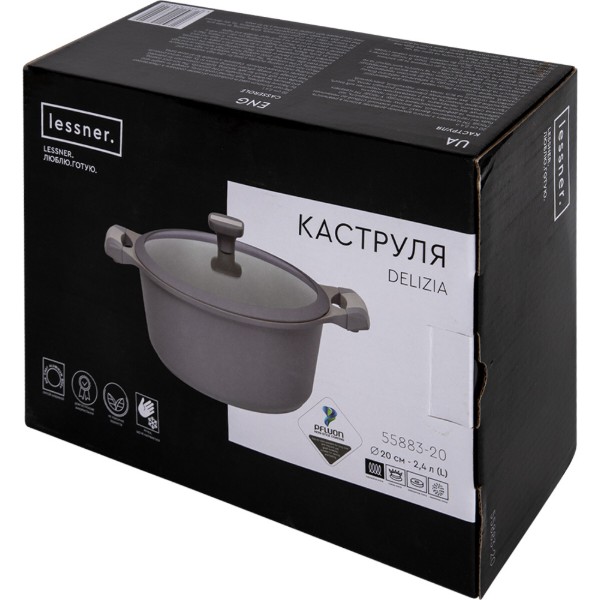 Фото - Каструля Lessner Delizia Pfluon 2,4 л (55883-20)