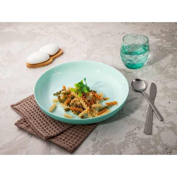 Фото - Тарелка обеденная Luminarc Friends Time Turquoise 25 см (P6386)