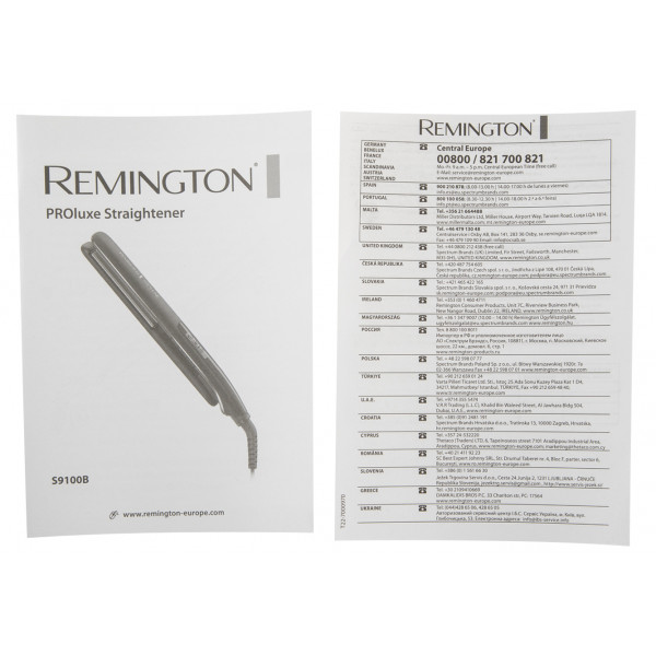 Фото - Выпрямитель волос Remington S9100B Proluxe Midnight Edition