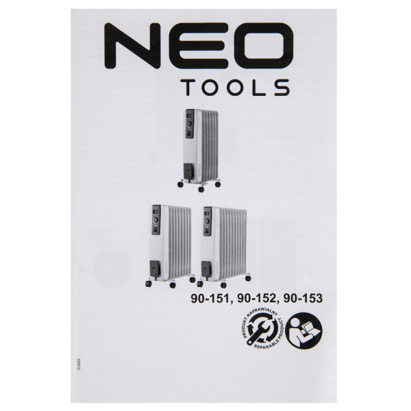 Фото - Обогреватель масляный Neo Tools 90-153