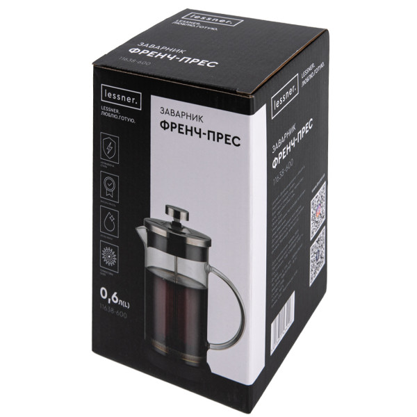 Фото - Френч-прес Lessner 0.6 л (11638-600)
