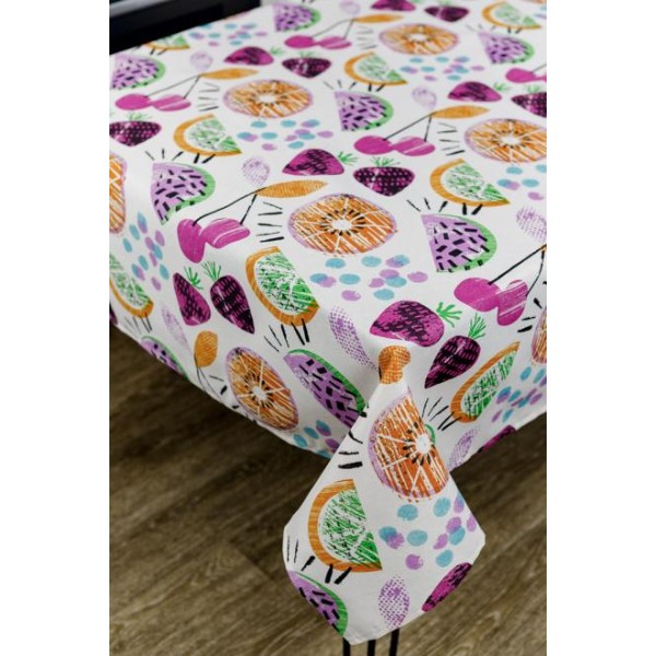 Фото - Скатертина прямокутна Прованс Violet cherries 120х136 см (032982)