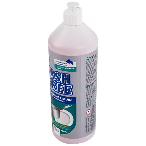 Фото - Средство для ручного мытья посуды WASH & FREE Экстракт алоэ вера и лесной земляники 1000г