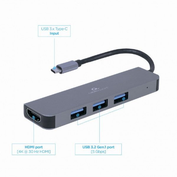 Фото - Хаб USB Cablexpert A-CM-COMBO2-01
