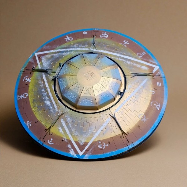 Фото - Металлический конструктор Metal Time Stellar Raiders механическое НЛО с инопланетянами (MT051)