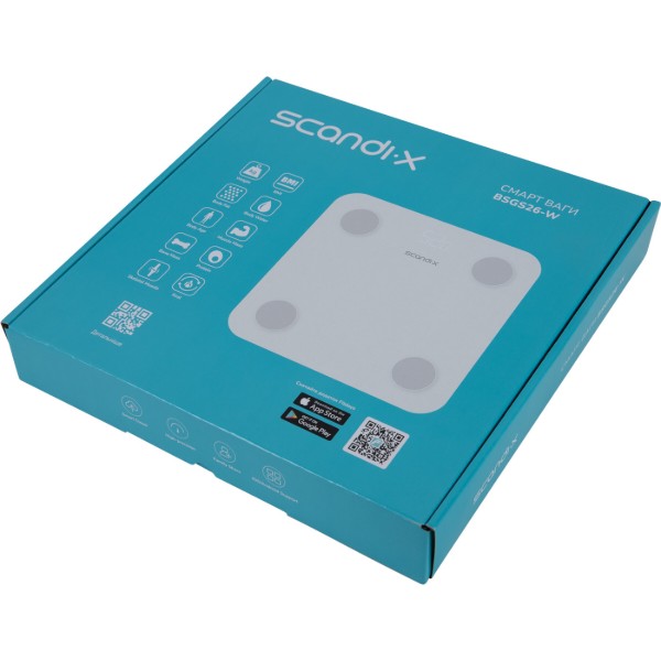 Фото - Смарт-ваги підлогові Scandix BSGS26-W White