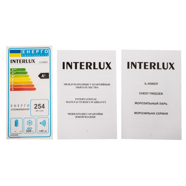 Фото - Морозильна скриня INTERLUX IL-0300CF