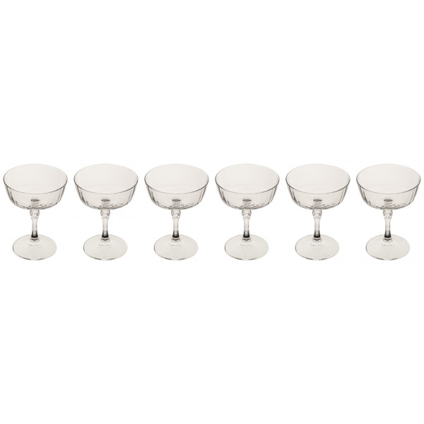 Фото - Набір келихів Bormioli Rocco America'20s Fizz Coctail 6x275 мл (122150BAU021990)