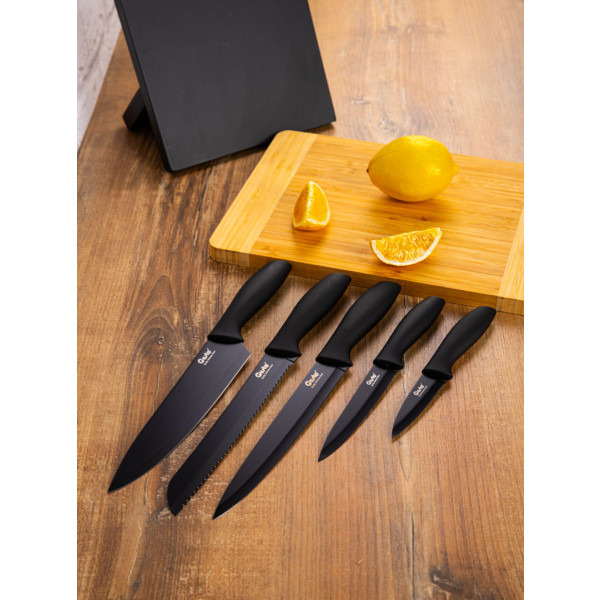 Фото - Набір ножів Gusto GT-4105-6 Чорна перлина 6 пр.