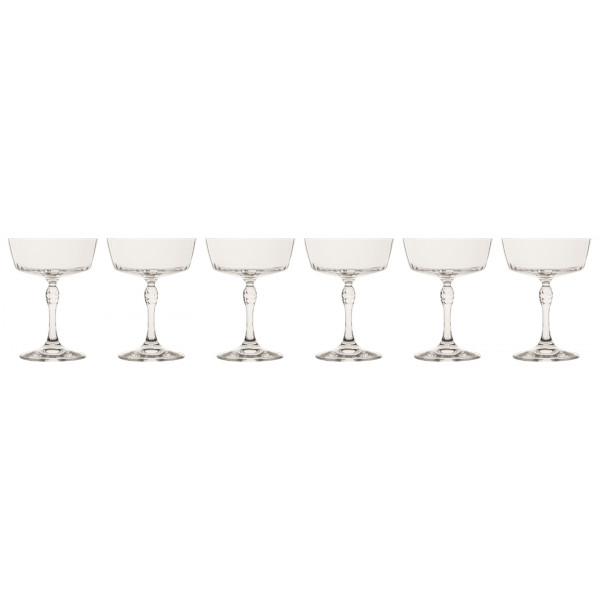 Фото - Набір келихів Bormioli Rocco America'20s Fizz Coctail 6x275 мл (122150BAU021990)