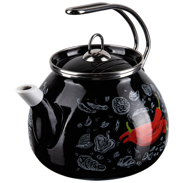 Фото - Чайник металевий Gusto GT-T-533-P Перчинка 3.3 л Фото - Чайник металевий Gusto GT-T-533-P Перчинка 3.3 л