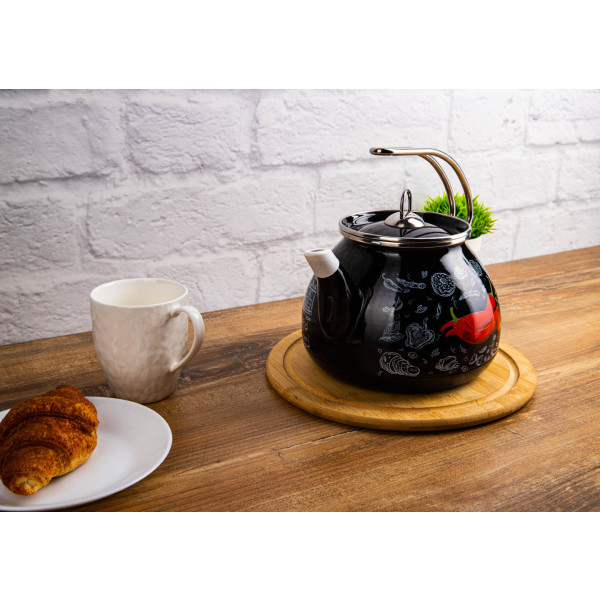 Фото - Чайник металевий Gusto GT-T-533-P Перчинка 3.3 л