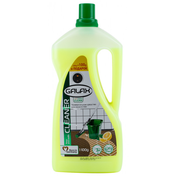 Фото - Засіб для чищення універсальний GALAX д/підлоги та стін Power Clean 1,1 л
