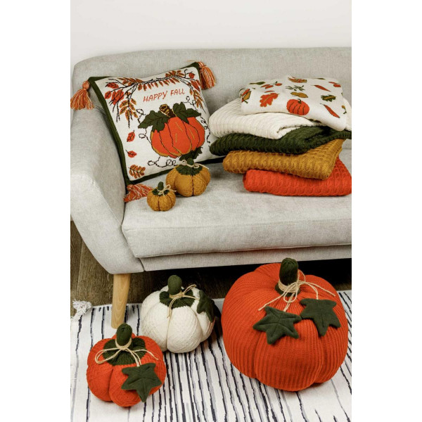 Фото - Наволочка Прованс Happy Fall в'язана Гарбуз (029744)