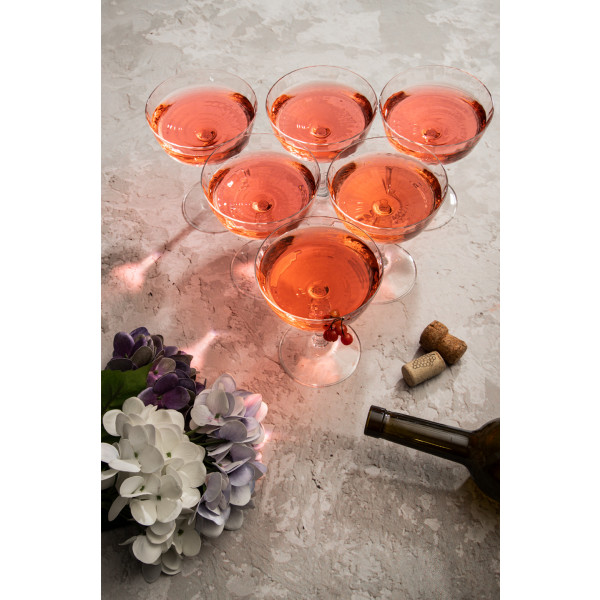 Фото - Набір келихів Bormioli Rocco America'20s Fizz Coctail 6x275 мл (122150BAU021990)