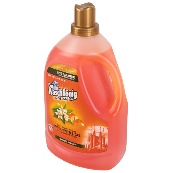 Фото - Гель для стирки Waschkonig UNIVERSAL ORANGE SPANIEN 3,305 л (4260418936018)