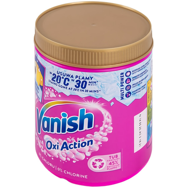 Фото - Засіб для видалення плям Vanish Oxi Action для виведення плям 970 г