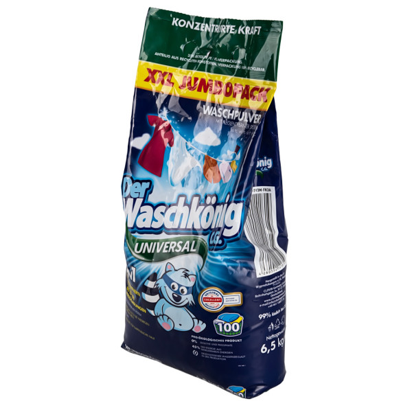 Фото - Пральний порошок Waschkonig Universal 6,5 кг  (4260554141819)