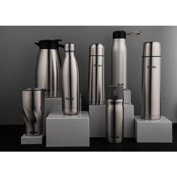 Фото - Термочашка Gusto Сірий кристал 590 мл (GT108)