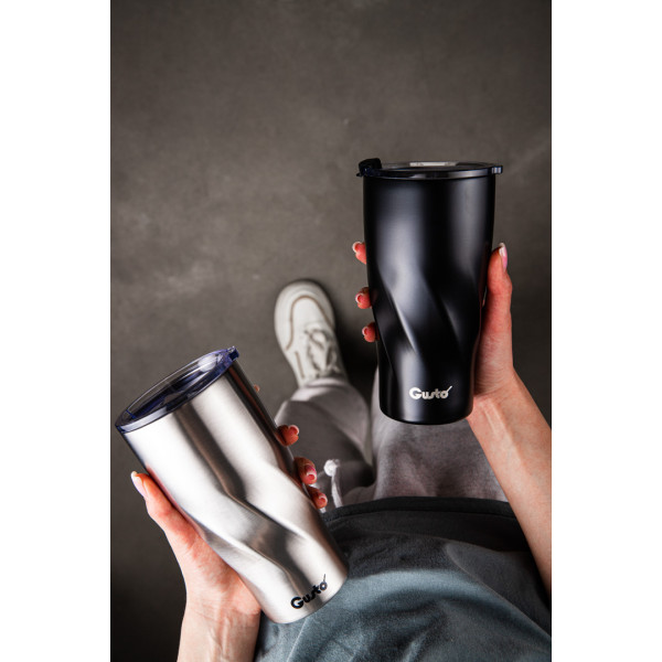 Фото - Термочашка Gusto Сірий кристал 590 мл (GT108)