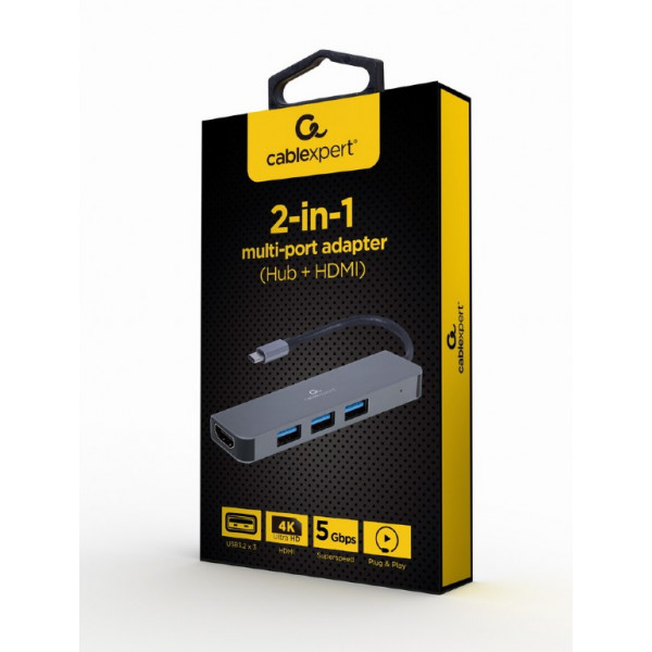 Фото - Хаб USB Cablexpert A-CM-COMBO2-01