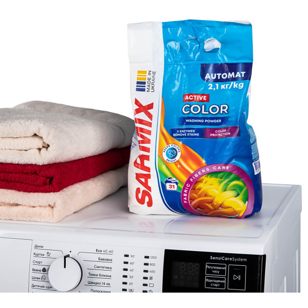 Фото - Стиральный порошок SARMIX Active Color 2,1 кг