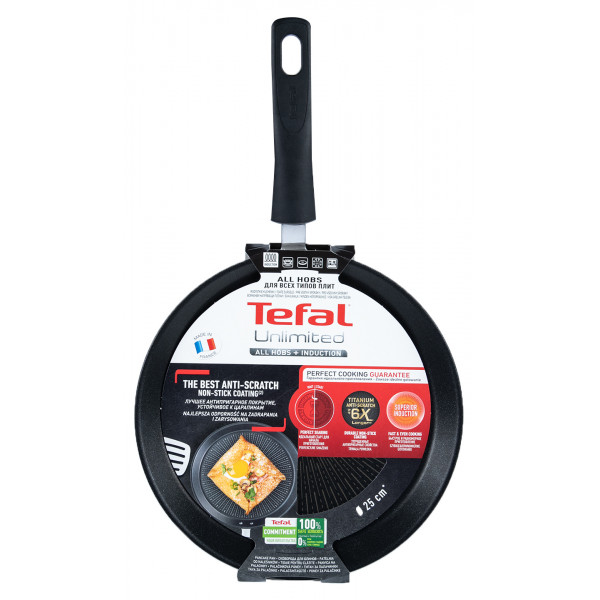 Фото - Уцінка - Сковорода для млинців Tefal G2553872 Unlimited 25 см #