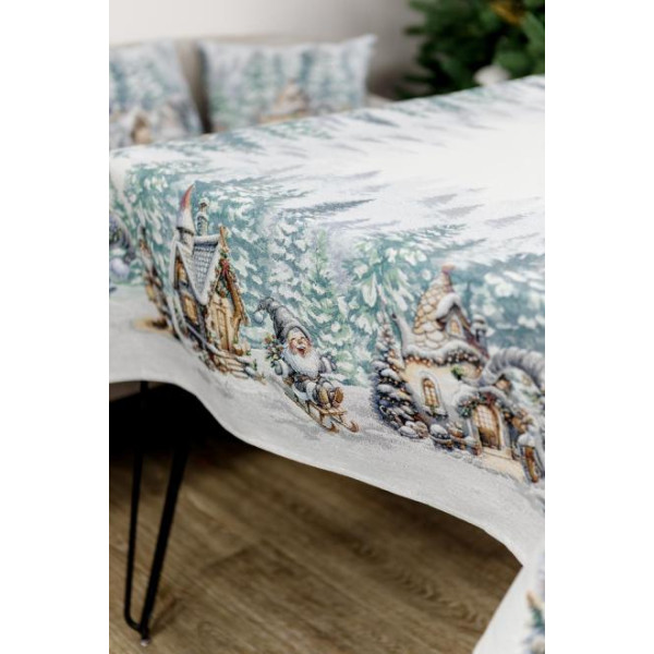 Фото - Скатерть прямоугольная Прованс Сказочные гномы 135х220 см (038449)