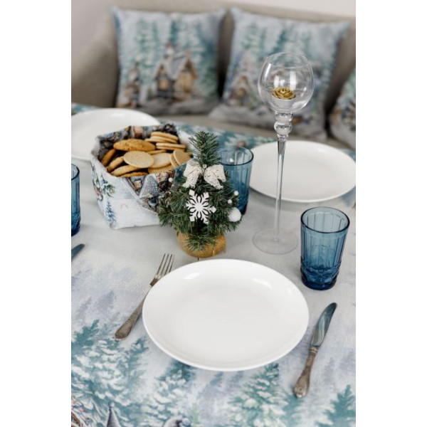 Фото - Скатерть прямоугольная Прованс Сказочные гномы 135х220 см (038449)