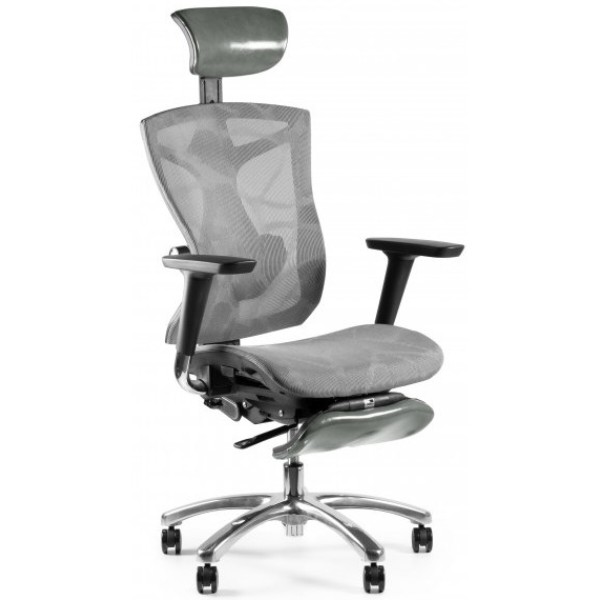 Фото - Крісло для геймерів Barsky Game Mesh Grey (GM-02)