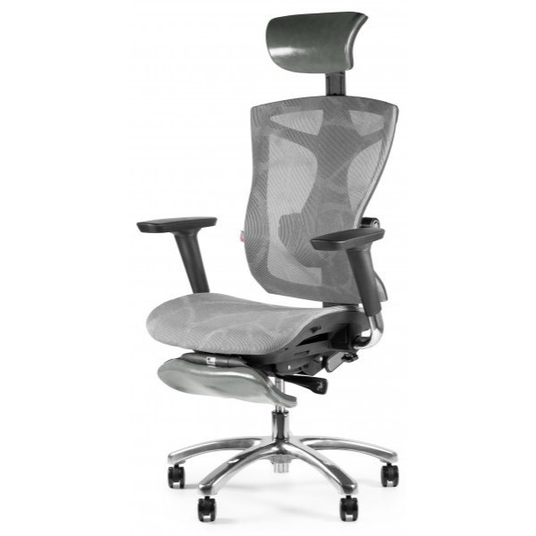 Фото - Крісло для геймерів Barsky Game Mesh Grey (GM-02)