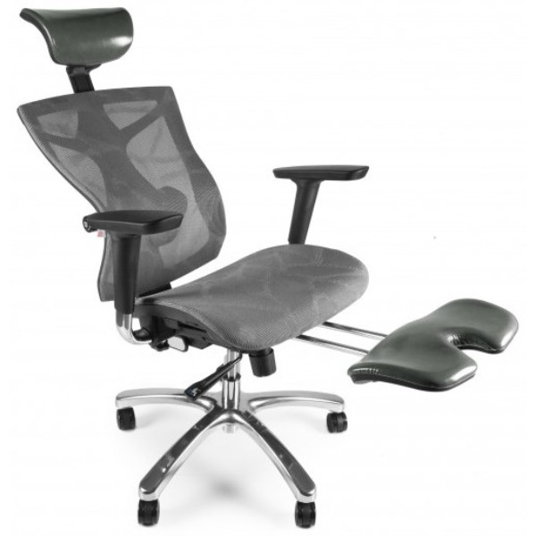 Фото - Крісло для геймерів Barsky Game Mesh Grey (GM-02)