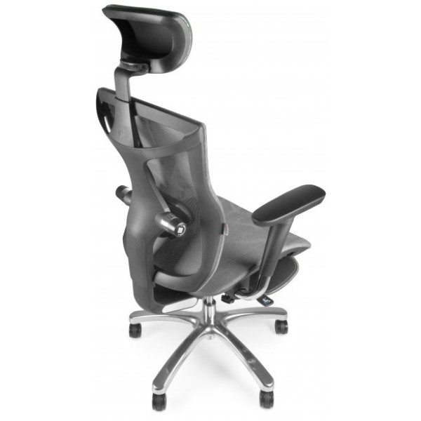 Фото - Крісло для геймерів Barsky Game Mesh Grey (GM-02)