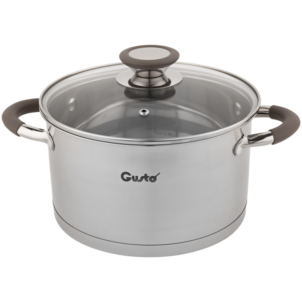 Фото - Каструля Gusto GT-1103-20 Level 20 см 3.6 л Фото - Каструля Gusto GT-1103-20 Level 20 см 3.6 л