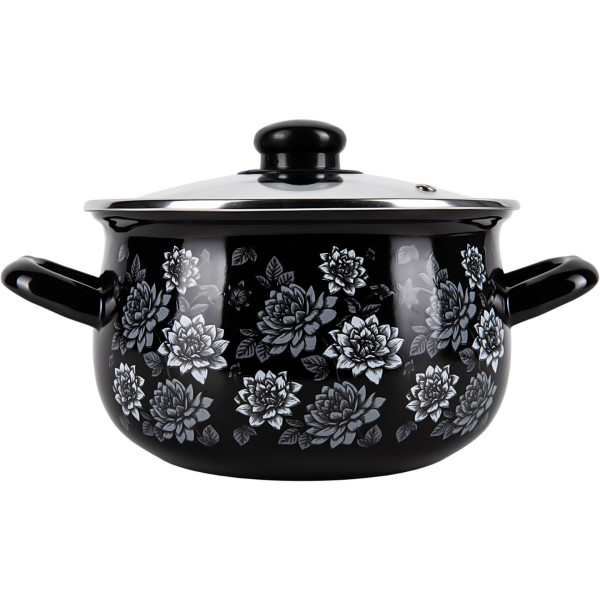 Фото - Каструля Gusto Пелюстки ночі 3,1 л GT-T-118-LN