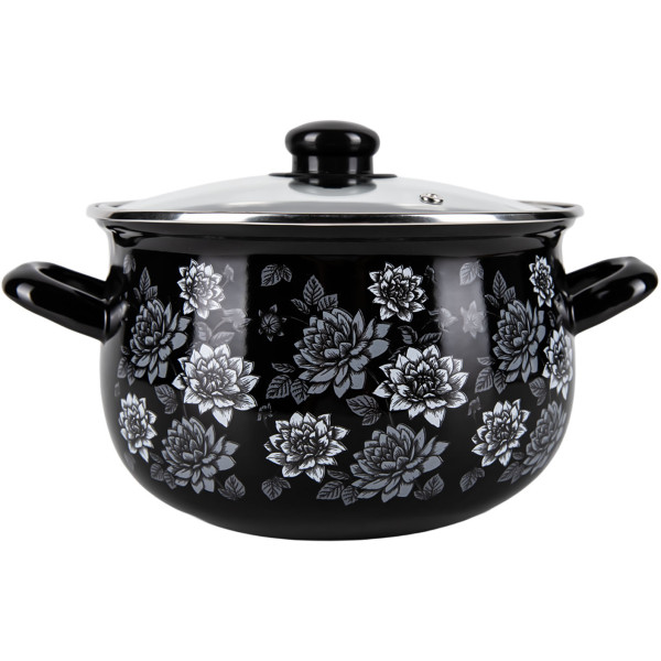 Фото - Каструля Gusto Пелюстки ночі 5,1 л GT-T-122-LN